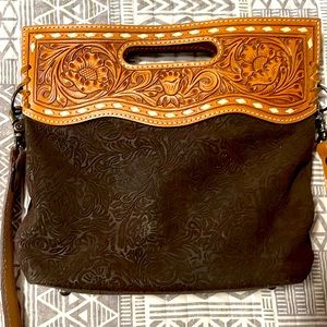 American Darling Pressed Leather Purse